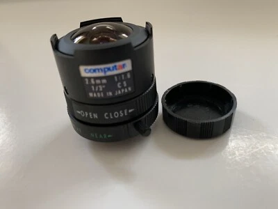 Computar Security Camera TV Adjustable Zoom Lens 1:1.6  2.6mm  1/3" CS Mount - Image 1 of 4