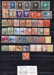 NETHERLAND INDIES. COLLECTION BUILDER OF 46 ALL DIFFERENT VINTAGE STAMPS. - Picture 1 of 1