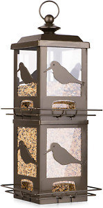 Bolite Bird Feeder for outside Hanging 18035 Panorama Double-Deck Lantern