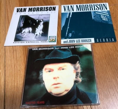 VAN MORRISON 3x CD Lot PROMO Wasted Years Gloria Perfect Fit John Lee Hooker - Bild 1 von 2