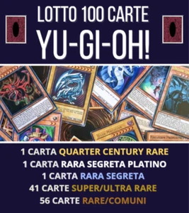 Yu-Gi-Oh! - Lotto 100 Carte Casuali (leggere descrizione) - Picture 1 of 1