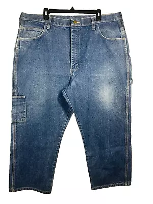 Bulwark Mens Flame Resistant Carpenter Jeans 40x26 Rugged FR Protective Workwear - Image 1 of 4