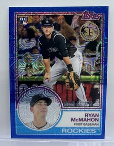 Ryan McMahon 2018 Topps Silver Pack BLUE RC #d 126/150 Mojo Refractor Rockies - Picture 1 of 2