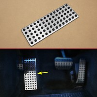 FOR Mercedes-Benz Car Steel Footrest Dead Pedal Covers Accessories Rest Kits
