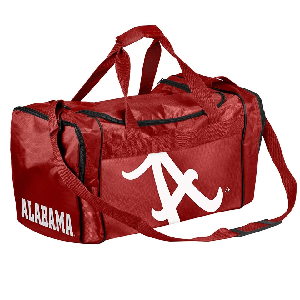 Alabama Crimson Tide Duffle Bag Gym Swimming Carry On Travel Luggage Tote NEW - Image 1 of 1