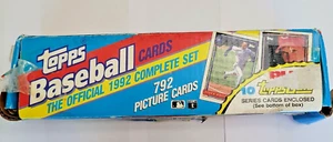 1992 TOPPS BASEBALL COMPLETE FACTORY SET FACTORY SEALED 792 cards + Topps GOLD🔥 - Picture 1 of 5