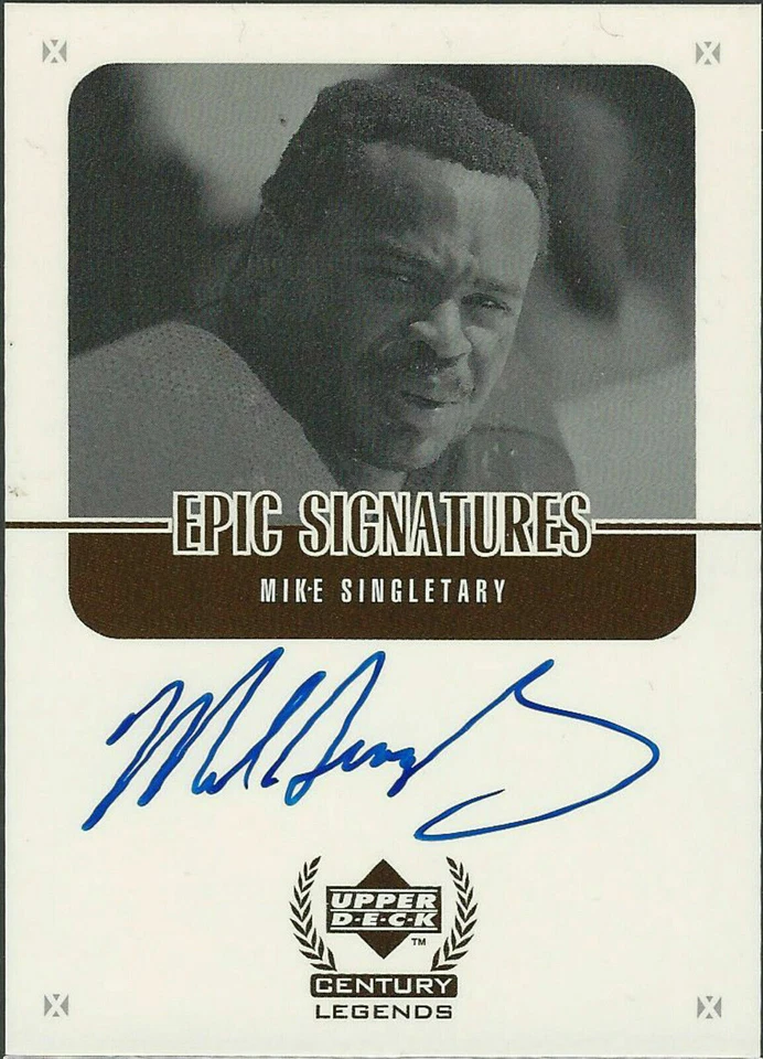 1999 Upper Deck Century Legends Epic Signatures: 3 Football Autographs Available - Image 1 of 1