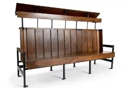 Vintage Bench Settle 1950s Solid Teak Basil Spence Brutalist Modernist Heals • 3066.38£