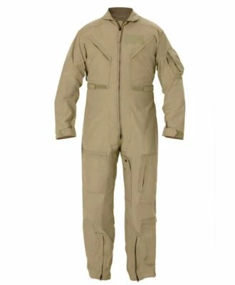 US AIRFORCE TAN USMC USAF ARMY NAVY Fliegerkombi Pilotenoverall Kombi 40L Gr 50 - Bild 1 von 3