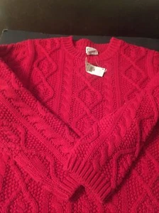 Talbots Kids Red Sweater Size 10 New - Picture 1 of 6