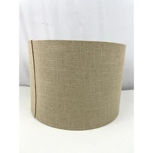 Beige Round Drum Lamp Shade 13"x 9" Illumination Station SHADE ONLY - Picture 1 of 11