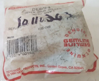 GEMLINE DE694 RODILLO DE TAMBOR SECADOR CON EJE Foto 1 de 3