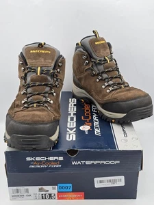 Skechers Herren Relaxed Fit Memory Foam Wasserdicht Wanderschuhe Gr. 10,5 Extraweit - Bild 1 von 13