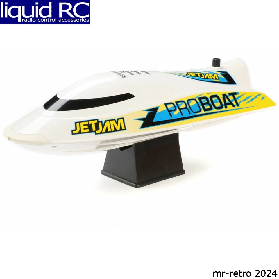 Pro Boat 08031V2T2 Jet Jam 12 Pool Racer Brushed White: RTR - Image 1 of 1