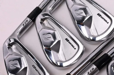 Bridgestone Tour B X-CB Irons / 4-PW / Stiff Flex Project X PXv Shaft - Image 1 of 4