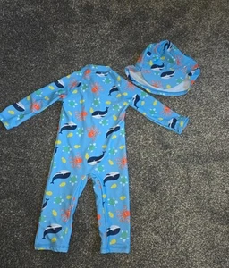 Baby Boy Uv Sun Safe Swimming Costume - Picture 1 of 3