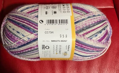 REGIA Festival Color, Pairfect, 4-fadig, Funky Stripes Color  Sock Yarn - Image 1 of 2