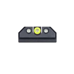 Tritium Night Sight Set for CZ USA P-07/P-09 - Yellow Front Ring, U Notch Bla... - Picture 1 of 4