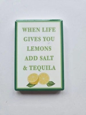 Imán de cerámica para nevera When Life Gives You Lemons Foto 1 de 2