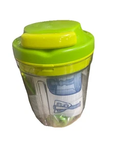 New Tupperware Smooth Chopper Pull-Cord Top with Whisk & Blade Quick Missing Box - Picture 1 of 3