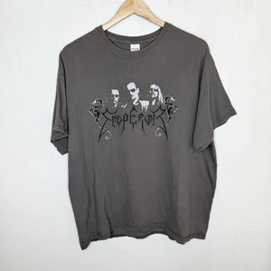 Vintage Gildan Emperor Metal Band T-Shirt Tee Mens XL Shirt Cotton Crewneck Y2K - Picture 1 of 12