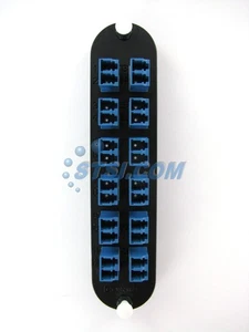 Panel Adaptador de Fibra Óptica Corning CCH-CP24-A9, 12 LC SM Dúplex USADO ~STSI - Imagen 1 de 2