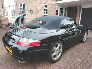 PORCHE 911 CARRERA Convertible Blue 2000 TIPTRONIC - Picture 1 of 9