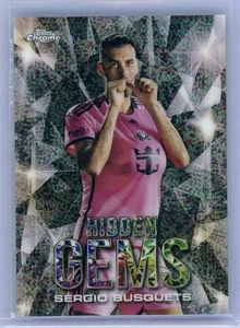 2024 Topps Finest MLS Hidden Gems HG-4 Sergio Busquets Inter Miami SSP Case Hit - Picture 1 of 2