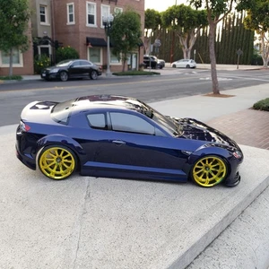 200mm 1/10 Custom Print MAZDA RX8 JDM 4Tec-2 DC10 YD2 HPI MST TT02 Body Only - Picture 1 of 7