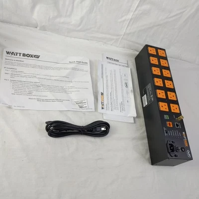 WattBox WB-700-IPV-12 IP Power Conditioner with OvrC Home, 12-Controlled Outlets - Image 1 of 4