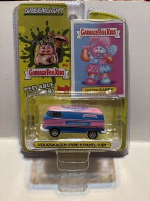 Greenlight Collectibles Cubo de Basura Niños VW Tipo 2 Panel Van "Algodón Caramelo" Foto 1 de 2