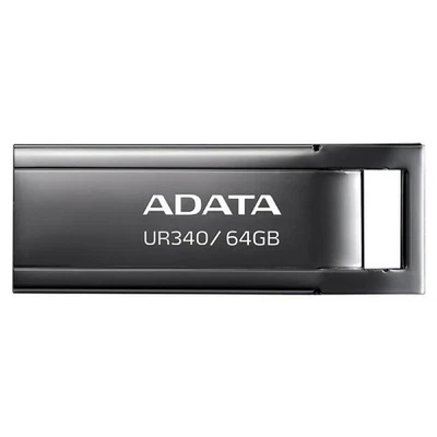 Clé USB Adata AROY-UR340-64GBK 64 GB Noir - Photo 1/4