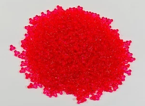 Pink Tri Beads 1,000 pc Made in USA Lure making, crafts, jewelry - Picture 1 of 1