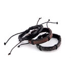 6 Pcs Black Bracelet for Women Mens Bracelets to Weave