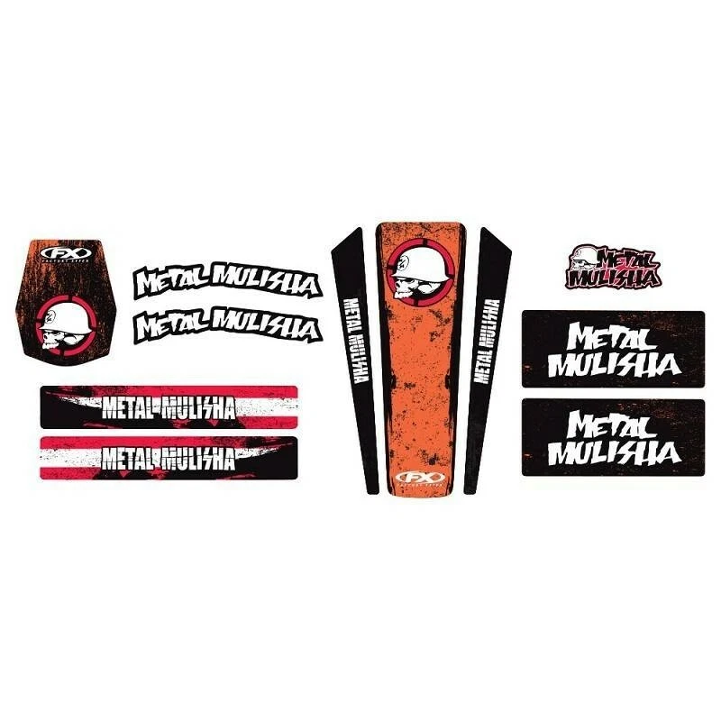 Factory Effex Metal Mulisha Decal Sticker Fender Swingarm Fork Trim Kit 20-50560 - Image 1 of 1