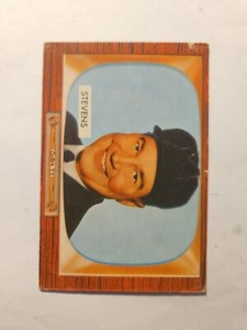 1955 Bowman Set-Break #258 John Stevens LOWER GRADE SP Umpire 