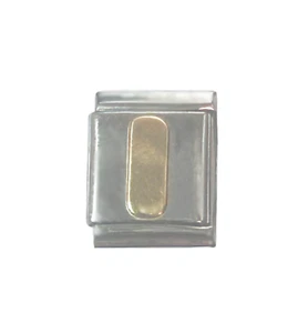 Nomination original BIG Modul I Charm Armband Edelstahl 18 Karat Gold Plate - Bild 1 von 2