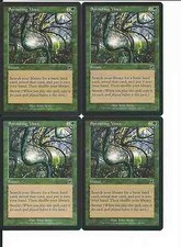 MTG: SPROUTING VINES Scourge COMMON; played, Excellent condition x4