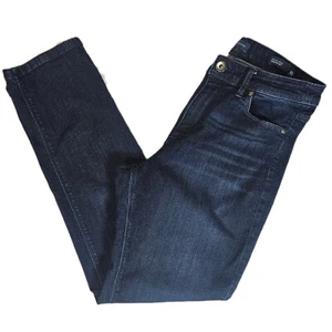 J. Jill Denim Damenjeans hoher Bund gerades Bein 10 Petite Dark Wash bequeme Passform - Bild 1 von 9