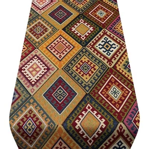 Traditional Kilim Weave Table Runner. Vintage Colours. Available in two sizes. - Picture 1 of 1