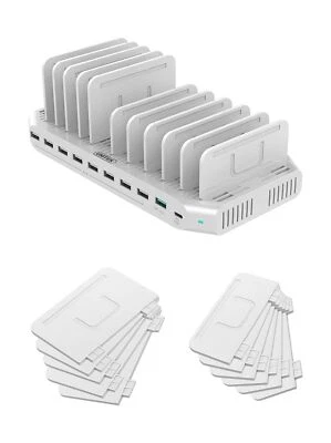 [Bundle] Unitek 160W 10-Port USB Quick Charger Dock + 11 Detachable Dividers - Image 1 of 4