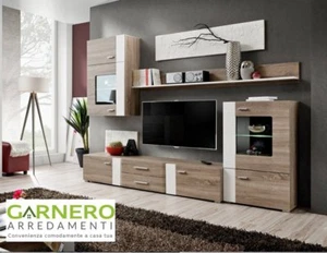 Parete attrezzata MEXICO Gihome ® mobile soggiorno base tv moderna design - Foto 1 di 2