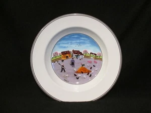 Villeroy & Boch Design Naif Rim Soup Bowl La Plau 3 Made in Germany - Picture 1 of 1