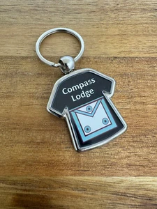 Personalised Masonic Keyring - Mark Master Masonic Apron Freemasons Freemasonry - Picture 1 of 10
