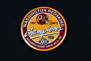 Washington Redskins 1987 NFC Champions Pinback Button Super Bowl XXII