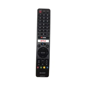 New Genuine GB346WJSA For Sharp Netflix LCD TV Remote Control With Google Search - Picture 1 of 4