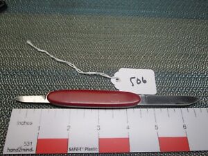 #506 HOFFRITZ Red Victorinox Swiss Army 84mm Pocket Pal Two-Bladed Knife