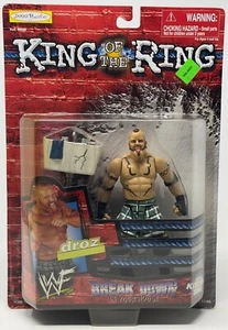 1999 JAKKS PACIFIC WWF MOC BCA BREAK DOWN IN YOUR HOUSE DROZ - Picture 1 of 2
