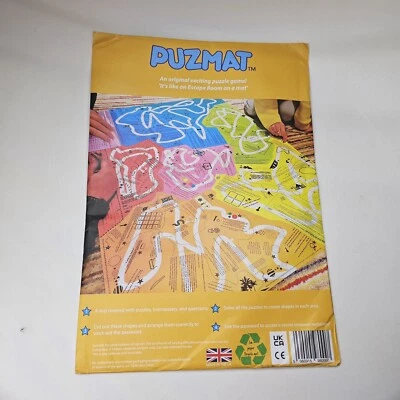 Puzmat Original Puzzle Game Escape Room Mat Family Fun Board Puzzle Brain R2b - Image 1 of 2