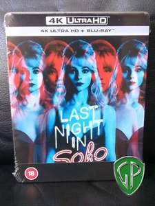 Last Night in Soho - Zavvi 4K UHD Blu Ray Steelbook - NEW & SEALED - Bild 1 von 7